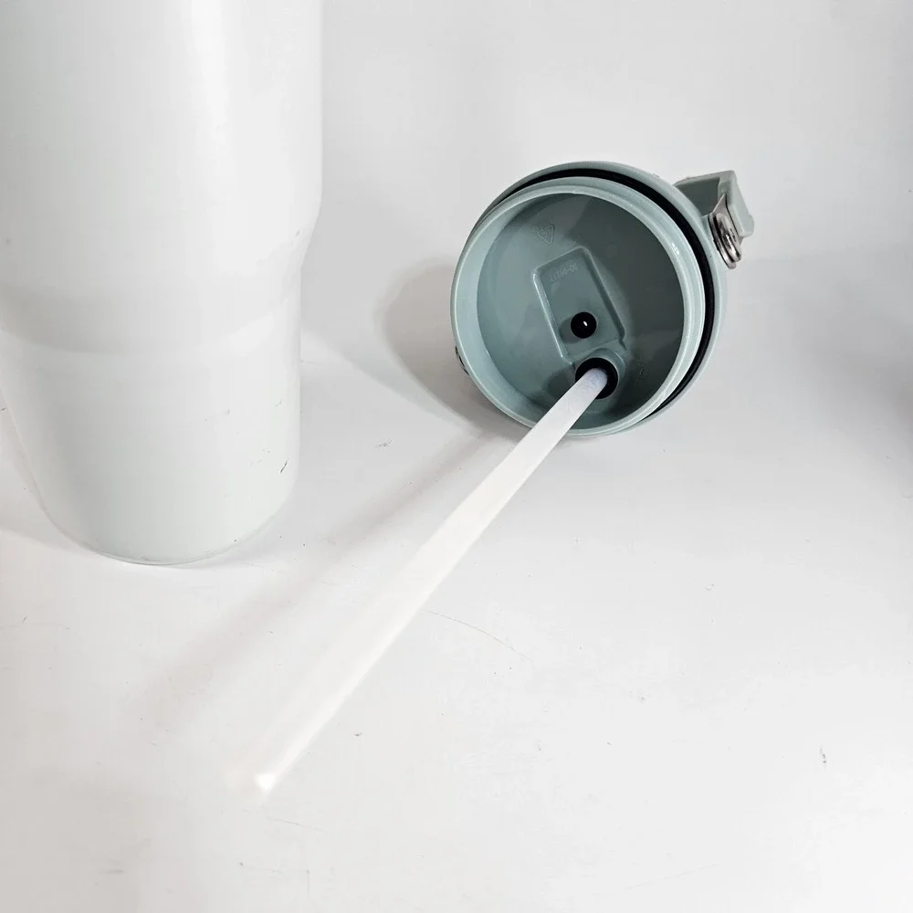 Stanley MIST The IceFlow Flip Straw Tumbler 30oz Light Blue Insulated Cup Handle - Picture 8 of 10
